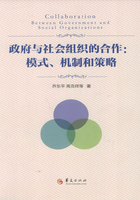 政府与社会组织的合作：模式、机制和策略在线阅读