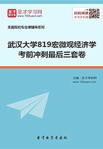 2020年武漢大學819宏微觀經濟學考前沖刺最后三套卷