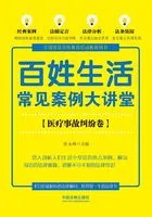 百姓生活常见案例大讲堂:医疗事故纠纷卷在线阅读