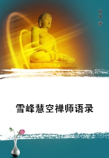 雪峰慧空禪師語(yǔ)錄
