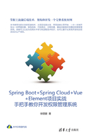 Spring Boot+Spring Cloud+Vue+Element项目实战：手把手教你开发权限管理系统