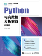 Python电商数据分析实战（微课版）在线阅读