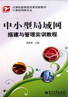 中小型局域网搭建与管理实训教程在线阅读