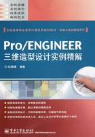 Pro/ENGINEER三维造型设计实例精解在线阅读