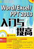 Word/Excel/PPT 2013入门与提高（超值版）