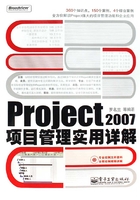 Project 2007项目管理实用详解在线阅读