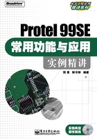 Protel 99SE常用功能与应用实例精讲在线阅读