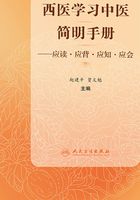 西医学习中医简明手册：应读·应背·应知·应会