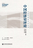 中国经济史评论（2019年第1期/总第9期）在线阅读