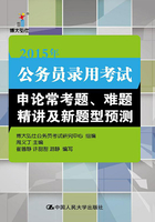 2015年公务员录用考试申论常考题、难题精讲及新题型预测在线阅读