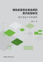 绿色研发供应商选择的契约机制研究：基于信息不对称情景在线阅读