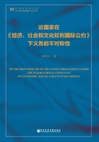 论国家在《经济、社会和文化权利国际公约》下义务的不对称性