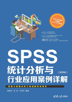 SPSS统计分析与行业应用案例详解（第四版）