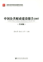 中国公共财政建设报告：全国版（2007）在线阅读