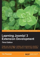 Learning Joomla！ 3 Extension Development（Third Edition）