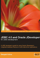 JDBC 4.0 and Oracle JDeveloper for J2EE Development在线阅读