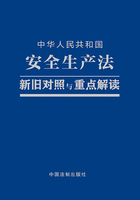 中华人民共和国安全生产法新旧对照与重点解读在线阅读