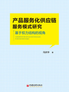 产品服务化供应链服务模式研究：基于权力结构的视角在线阅读