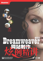 Dreamweaver CS3网站制作炫例精讲在线阅读