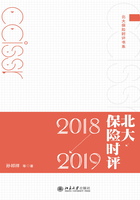 北大保险时评（2018—2019）