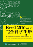 Excel 2010中文版完全自学手册