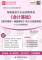 海南省会计从业资格考试《会计基础》【教材精讲＋真题解析】讲义与视频课程【12小时高清视频】