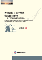農(nóng)村社區(qū)公共產(chǎn)品的自主治理：基于行為認(rèn)知與合作組織的視角在線閱讀