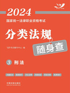 2024国家统一法律职业资格考试分类法规随身查3:刑法在线阅读