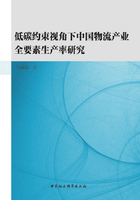 低碳约束视角下中国物流产业全要素生产率研究在线阅读