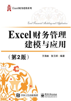 Excel财务管理建模与应用（第2版）在线阅读