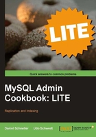 MySQL Admin Cookbook LITE: Configuration, Server Monitoring, Managing Users在線閱讀