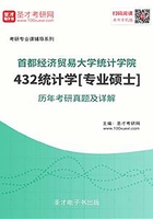 首都经济贸易大学统计学院432统计学[专业硕士]历年考研真题及详解