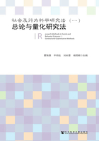 社会及行为科学研究法（一）：总论与量化研究法