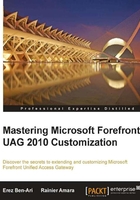 Mastering Microsoft Forefront UAG 2010 Customization在线阅读