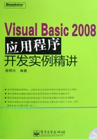 Visual Basic 2008应用程序开发实例精讲在线阅读