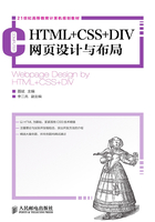 HTML+CSS+DIV网页设计与布局