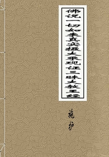 佛說一切如來真實攝大乘現(xiàn)證三昧大教王經(jīng)