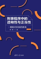 刑事程序中的透明性与正当性：摆脱对抗制的教条