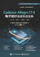 Cadence Allegro 17.4电子设计速成实战宝典在线阅读