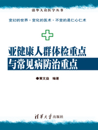 亚健康人群体检重点与常见病防治重点在线阅读