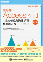 表哥的Access入门：以Excel视角快速学习数据库开发（第2版）