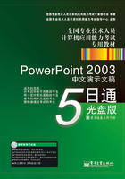 PowerPoint 2003中文演示文稿5日通