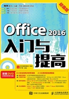 Office 2016入门与提高（超值版）