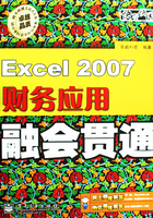 Excel 2007财务应用融会贯通