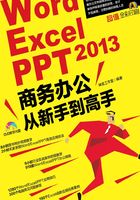 Word/Excel/PPT 2013商务办公从新手到高手在线阅读