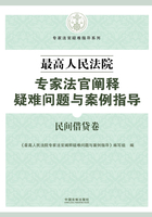 最高人民法院专家法官阐释疑难问题与案例指导：民间借贷卷在线阅读