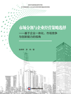 市场分割与企业经营策略选择：基于企业一体化、市场竞争与创新能力的视角在线阅读