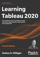 Learning Tableau 2020在线阅读