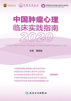 中国肿瘤心理临床实践指南（2020）