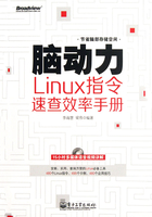 脑动力：Linux指令速查效率手册